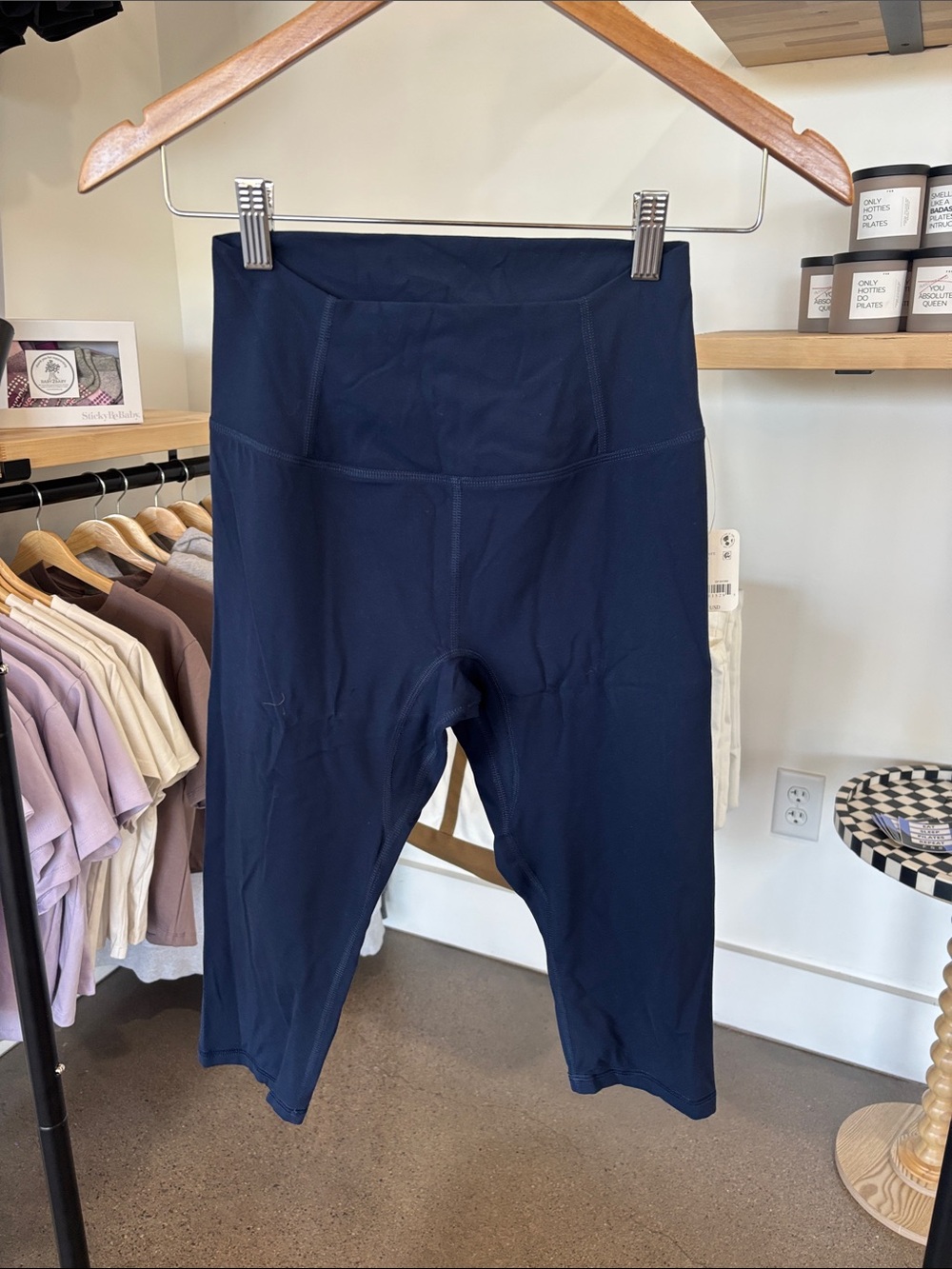 Dark Blue Free People Capri Leggings